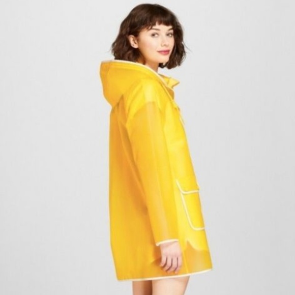 yellow rain jacket target